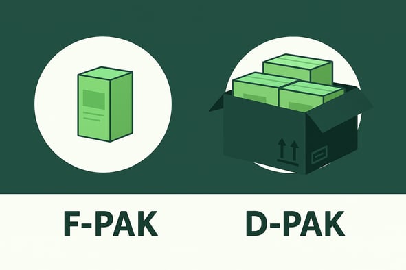 Hva er forskjellen på f-pak og d-pak?